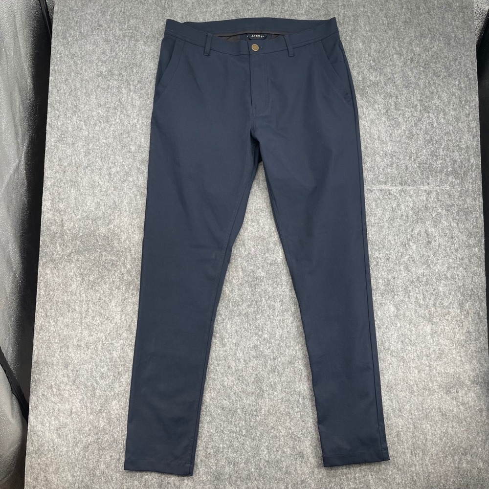 Walter Sky Pants Mens 36x30 Navy Blue Performance Chino